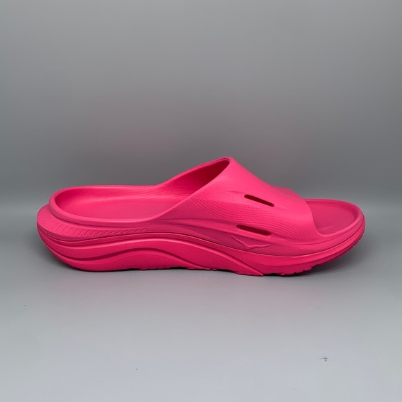 Hoka One Ora Pink Running Recovery Slide 3 Sandals Men’s Sz 13 Women\'s Sz 15 NWT main image 9